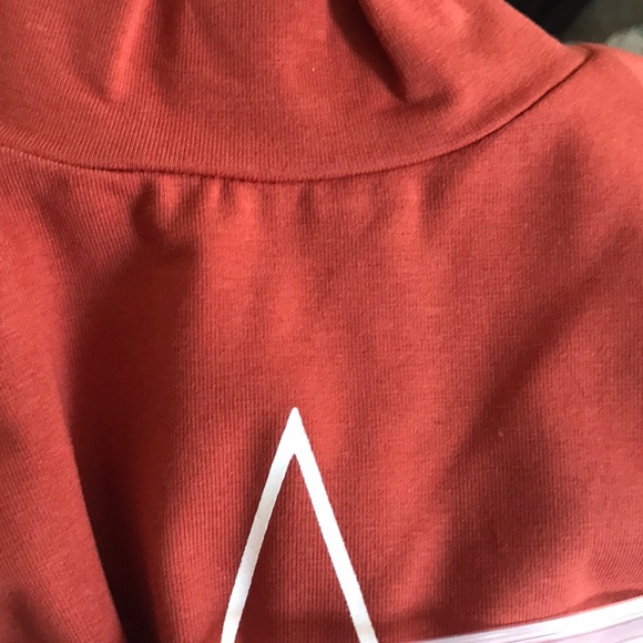 Ella rust color long sleeve star print sweater bx1 - Picture 6 of 7